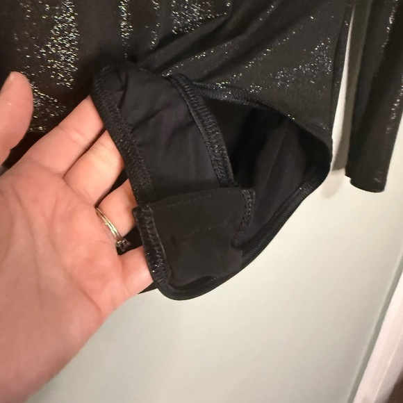 Blackmilk long sleeve black sparkly bodysuit - Picture 5 of 7